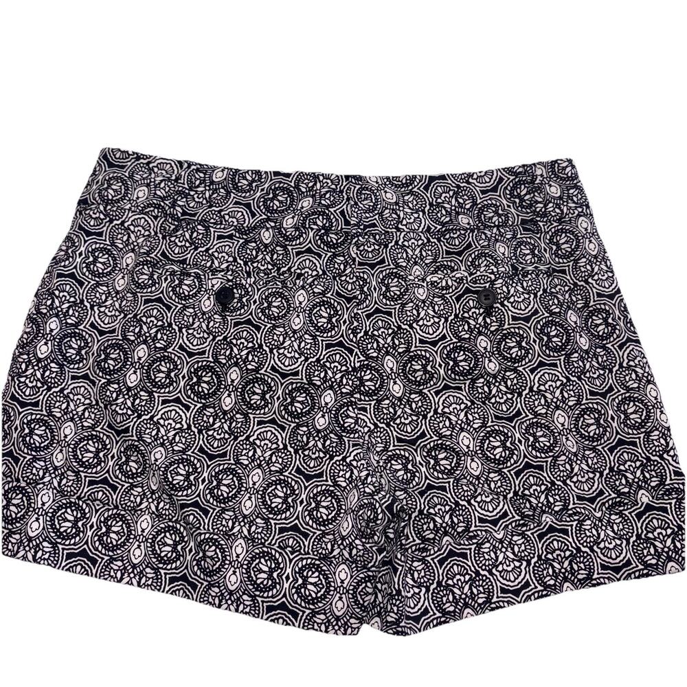 7th Avenue Suiting Collection Womens Shorts Black & White Size 8